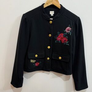 A New Day Embroidered Roses Jacket